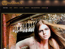 Tablet Screenshot of maximus-club.ru